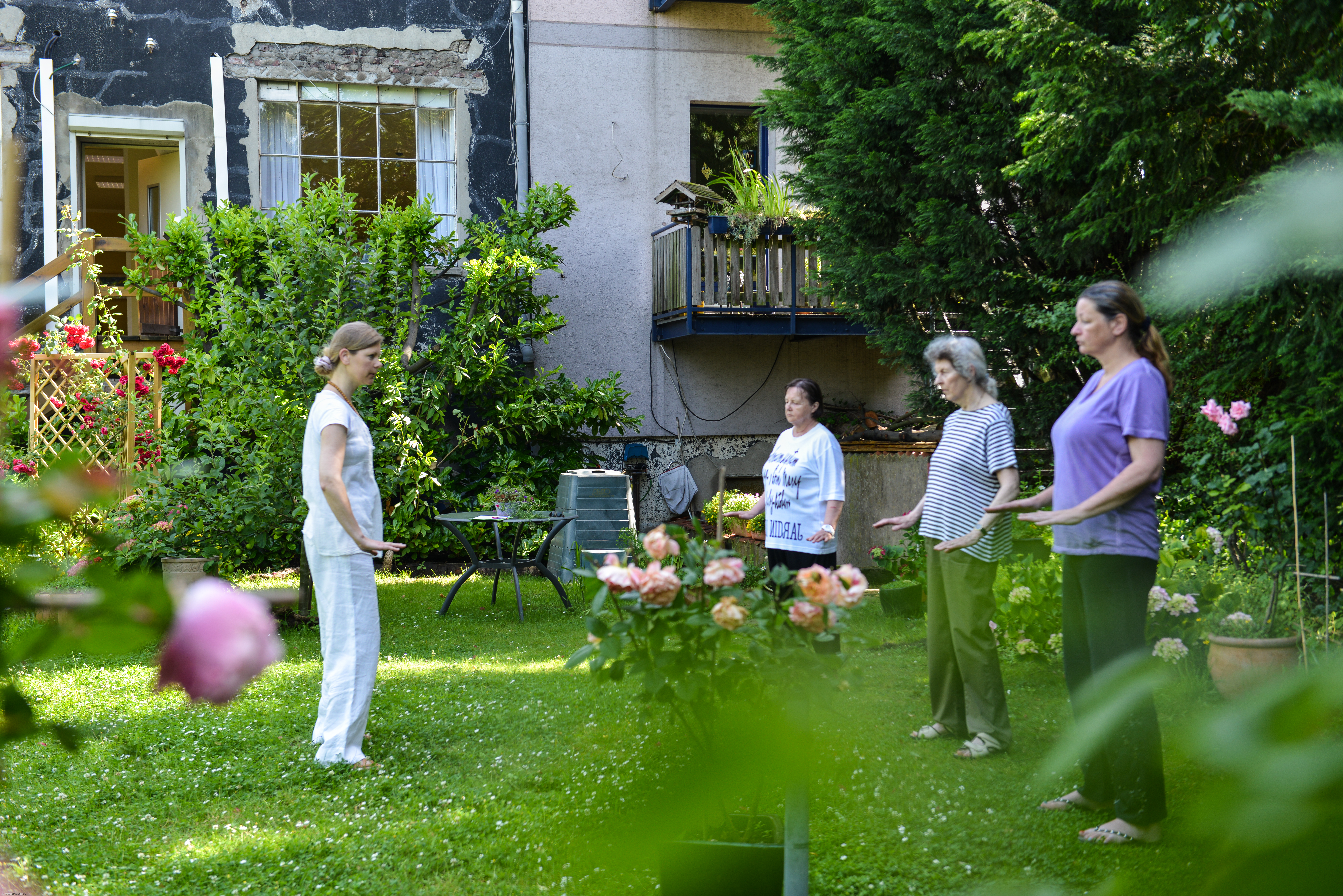 Qi Gong im Garten