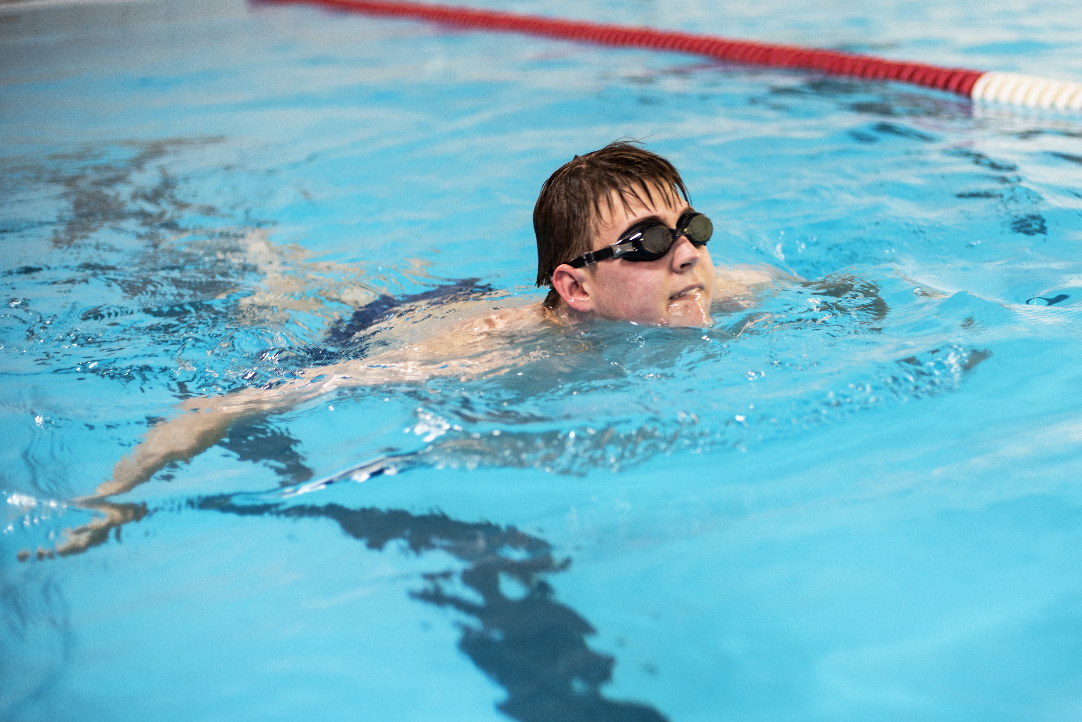 Schwimmspaß mit Handicap