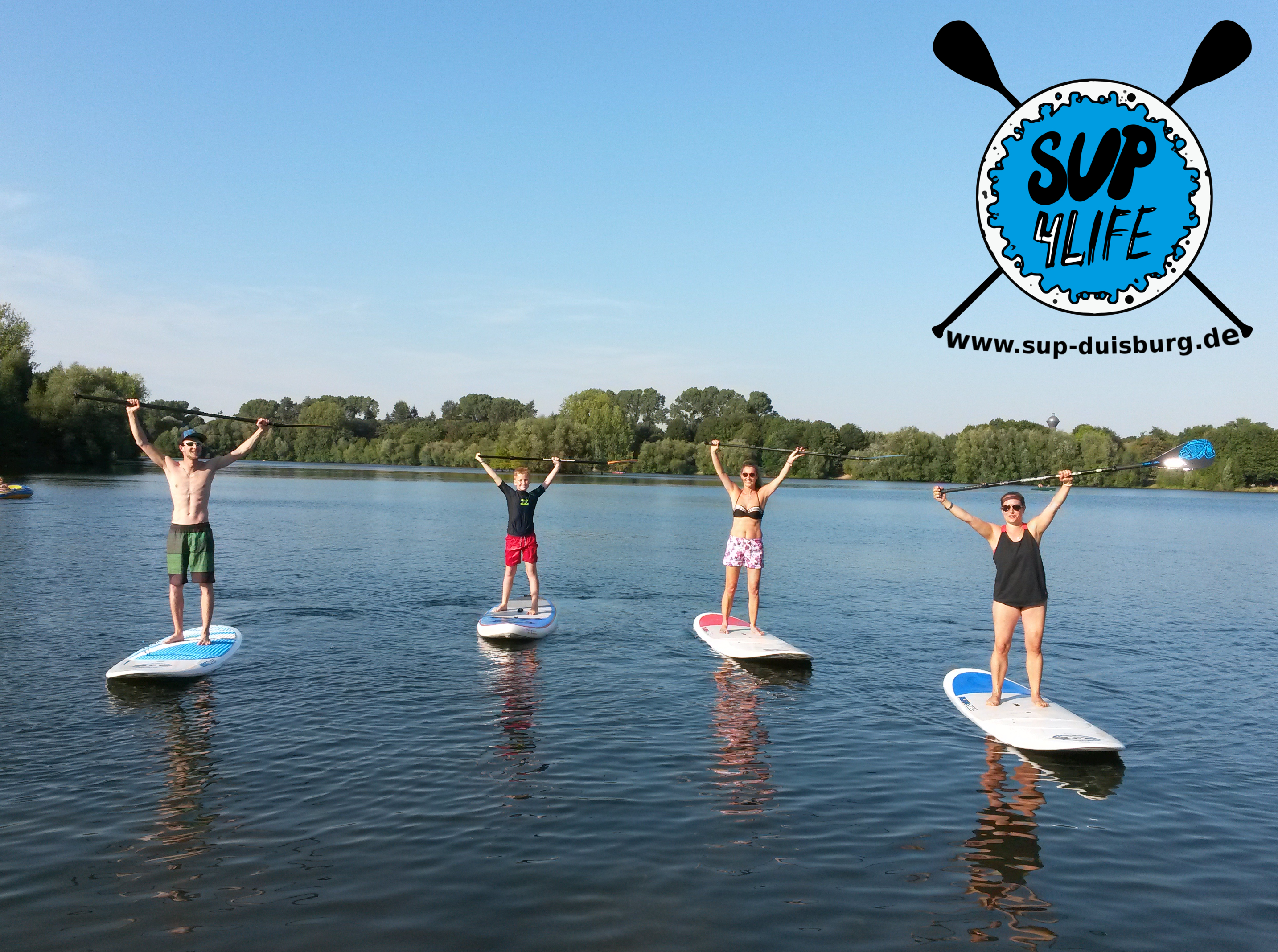 Stand-Up-Paddeling & -Yoga auf dem Elfrather See