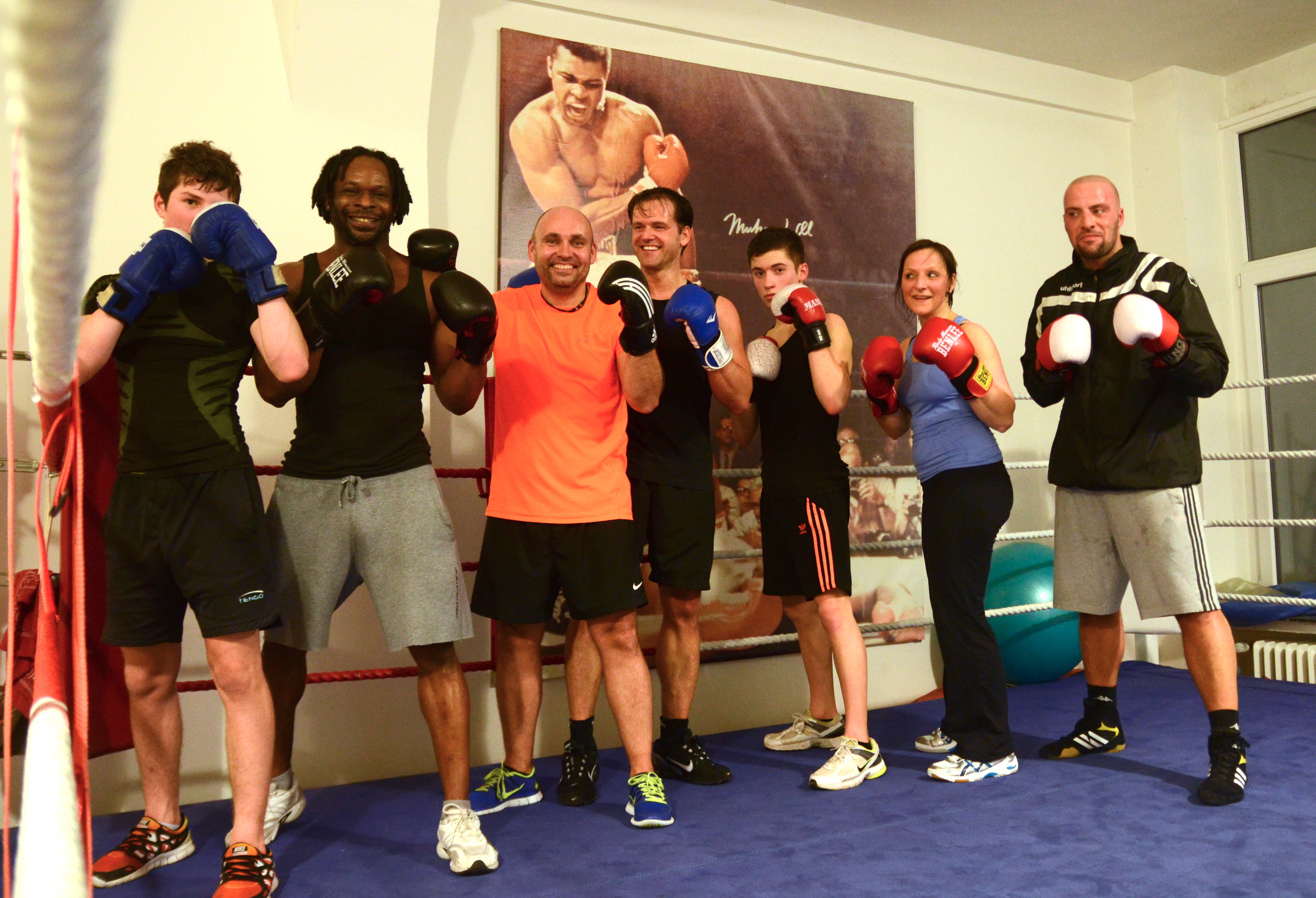 Boxtraining mit Sam